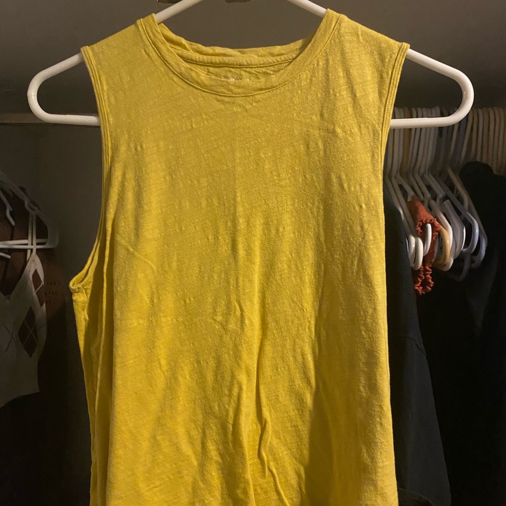 Old Navy Yellow Tank